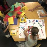 The Orchard School Photo #8 - It's not all fun and games, but sometimes it is! Fourth graders learn their states and get creative when they are allowed to develop their own board game. The rules and game play are up to them, they must be able to explain the game and it must involve all 50 US states.