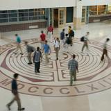 Boston College High School Photo - The labyrinth in our main common area provides a metaphor for the reflective journey you take through life, as well as the internal discovery of yourself. Boston College High School Photo - The labyrinth in our main common area provides a metaphor for the reflective journey you take through life, as well as the internal discovery of yourself.